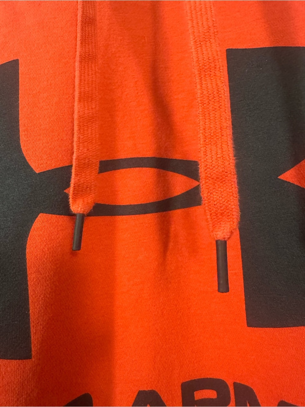 Under Armour Red Hoodie with Black Logo - Picture 5 of 10